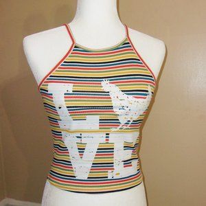 🚨5 for $25"LOVE" Cropped Top Size Medium
